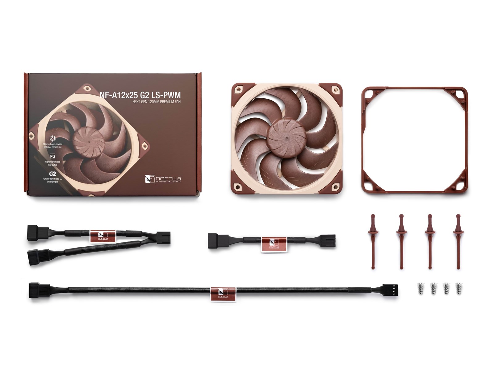 Noctua NF-A12x25 G2 LS-PWM - Wentylator obudowy - 120mm