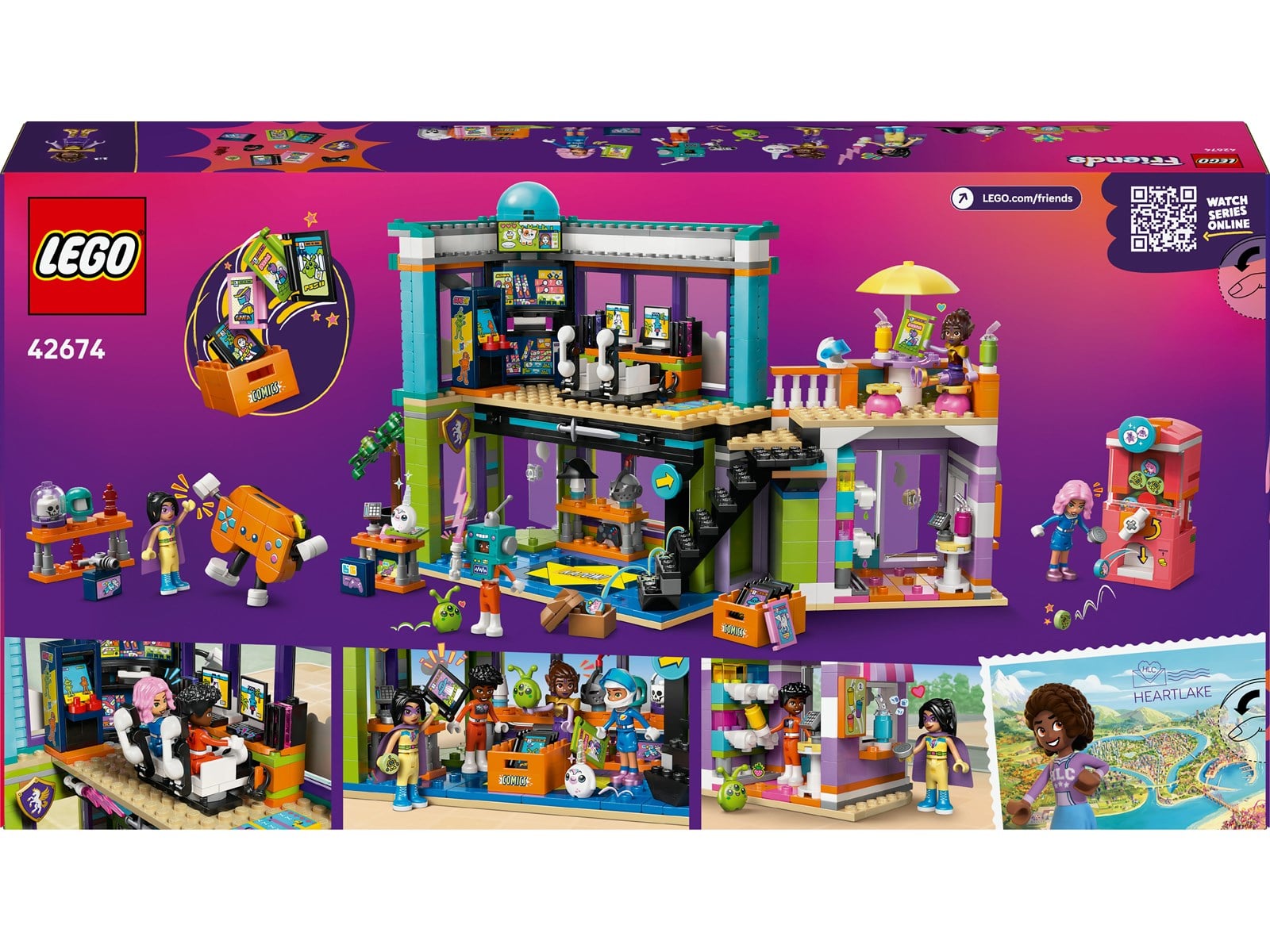 LEGO Friends 42674 Sklep z grami i komiksami | Na stanie | Tani