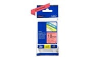 Papier, papier fotograficzny i etykiety - Brother TZ441 / TZe-441 Black on Red Ribbon (18mm x 8m) - TZe441