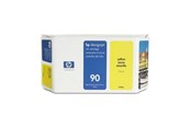 Tusz, toner i material eksploatacyjny - HP 90 Yellow - Kartridż z tuszem Żółty - C5065A