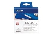 Papier, papier fotograficzny i etykiety - Brother DK22210 - Black on white - Roll (2.9 cm x 30.5 m) - DK22210