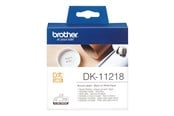 Papier, papier fotograficzny i etykiety - Brother DK11218 - Black on white - DK11218