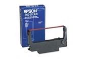 Tusz, toner i material eksploatacyjny - Epson Ribbon Black Red ERC-38 - Taśma drukująca Magenta - C43S015376