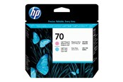 Tusz, toner i material eksploatacyjny - HP 70 / C9405A Printhead Cyan and light Magenta - Głowica drukująca Niebieskozielony jasny - C9405A