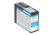 Tusz, toner i material eksploatacyjny - Epson T5802 - Cyan Ink - Kartridż z tuszem Cyjan - C13T580200