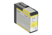 Tusz, toner i material eksploatacyjny - Epson T5804 Yellow - Kartridż z tuszem Żółty - C13T580400