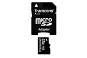 Karta pamięci - Transcend MicroSD/SD Std - 2GB - TS2GUSD