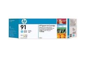 Tusz, toner i material eksploatacyjny - HP 91 Light Cyan - Kartridż z tuszem Niebieskozielony jasny - C9470A