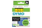 Papier, papier fotograficzny i etykiety - DYMO ® D1 Tape 24mm x 7m black on yellow - 53718