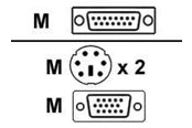Kabel KVM - ATEN KWM kabler ps/2 3M - 2L-5203P