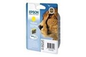 Tusz, toner i material eksploatacyjny - Epson T0714 Yellow - Kartridż z tuszem Żółty - C13T07144010