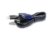 Kabel KVM - TRENDnet KVM Cable USB 4.5M - TK-CU15
