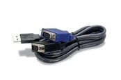 Kabel KVM - TRENDnet 1.8M USB KVM Cable TK CU06 - TK-CU06