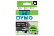 Papier, papier fotograficzny i etykiety - DYMO ® D1 Tape 9mm x 7m black on green - 409190