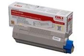 Tusz, toner i material eksploatacyjny - OKI 43872305 Toner Yellow - Toner laserowy Żółty - 43872305