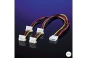 Kabel zasilajacy (wewnetrzny) - Roline Y-Cable 1 -> 4x5.25" connectors - 11.03.1003-50