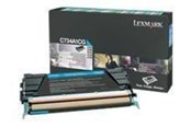 Tusz, toner i material eksploatacyjny - Lexmark C734A1CG Toner - Toner laserowy Cyjan - C734A1CG