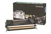 Tusz, toner i material eksploatacyjny - Lexmark C734A1KG Black Toner - Toner laserowy Czarny - C734A1KG