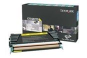 Tusz, toner i material eksploatacyjny - Lexmark C736H1YG Toner Yellow - Toner laserowy Żółty - C736H1YG