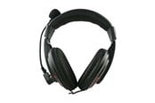 Sluchawki, zestaw sluchawkowy - Deltaco Headset HL-56 - Black - HL-56