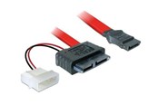 Kabel SATA & ATA - DeLOCK Slimline SATA & Power cable 30 - 84390