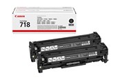 Tusz, toner i materiał eksploatacyjny - Canon CRG 718 / 2662B002 Black Twinpack - 2662B005
