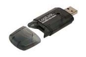 Karta pamieci - adapter i czytniki kart - LogiLink USB Card Reader Black - CR0007