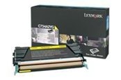 Tusz, toner i material eksploatacyjny - Lexmark C734A2YG Toner Yellow - C734A2YG