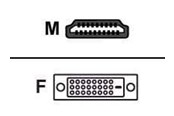 Kable - rózne - Digital Data Equip HDMI adapter HDMI-D - 118998