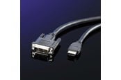 Kabel wyświetlacza - Roline DVI-D -> HDMI 5.0 Meter M/M - 11.04.5552-10