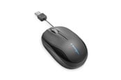Myszka - Kensington Mysz mobilna Pro Fit® ze zwijanym kablem - Myszy - Optyczny - Czarny - K72339EU