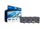 Tusz, toner i material eksploatacyjny - Brother LC985VALBPDR - Value Pack - 4-Pack (Balck Yellow Cyan Magenta) Ink - Kartridż z tuszem Cyjan - LC985VALBPDR