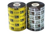 Tusz, toner i material eksploatacyjny - Zebra ribbon 3200 wax/resin - Wkład taśmy drukarki atramentowej (transfer termiczny) Czarny - 03200GS06407