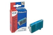 Tusz, toner i material eksploatacyjny - Pelikan C19 13ML - Kartridż z tuszem Cyjan - 339386