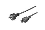 Kabel zasilajacy (wewnetrzny) - Pro Kabe zasilania C5 (Mickey Mouse) - Czarny - Prosto - 2 m - PC-C5S-2M-B