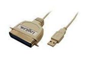 Adapter Sieciowy  (karta sieciowa, serwer druku, itp.) - LogiLink Adapter USB to Parallel - AU0003B