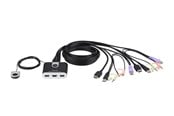 Przelacznik KVM - ATEN CS692 2-Port USB HDMI/Audio Cable KVM Switch with Remote Port Selector - CS692