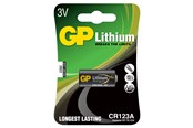 Bateria do aparatu & uchwyt do baterii - GP Photo Lithium CR123A - 3702