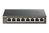 Switch - D-Link DGS-1008P 8-Port Gigabit PoE Unmanaged Desktop Switch - DGS-1008P/E