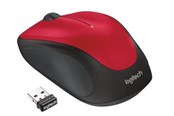 Myszka - Logitech M235 Wireless Mouse - Red - Myszy - Optyczny - 3 - Czerwony - 910-002496