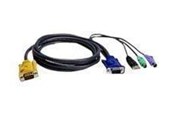 Kabel KVM - ATEN 2L-5302UP - kabel til tastatur / video / mus (KVM) - 2L-5302UP