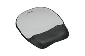 Akcesoria dla myszy i klawiatury - Fellowes Memory Foam Mousepad Wrist Rest Silver Streak - 9175801