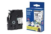 Papier, papier fotograficzny i etykiety - Brother TZEFX241 - Black on white Roll (1.8 cm x 8 m) - TZEFX241