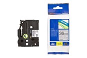 Papier, papier fotograficzny i etykiety - Brother Tape/36mm black on matt f P-Touc - TZEM961