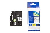 Papier, papier fotograficzny i etykiety - Brother TZE161 - Black On Clear - Roll (3.56 cm x 8 m) - TZE161