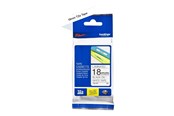 Papier, papier fotograficzny i etykiety - Brother TZE241 Black/White Tape 18 mm - TZE241