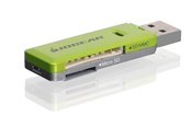 Karta pamięci - adapter i czytniki kart - IOGEAR SD/MicroSD/MMC Card Reader/Writer GFR204SD - kortlæser - GFR204SD