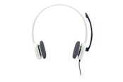 Sluchawki, zestaw sluchawkowy - Logitech H150 Stereo Headset Coconut - 981-000350