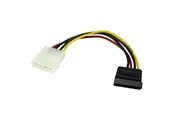 Kabel zasilający (wewnętrzny) - StarTech.com 6in 4 Pin LP4 to SATA Power Cable Adapter - SATAPOWADAP