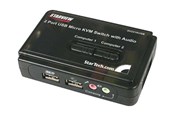 Przelacznik KVM - StarTech.com 2 Port USB VGA KVM Switch with Audio and Cables - SV211KUSB